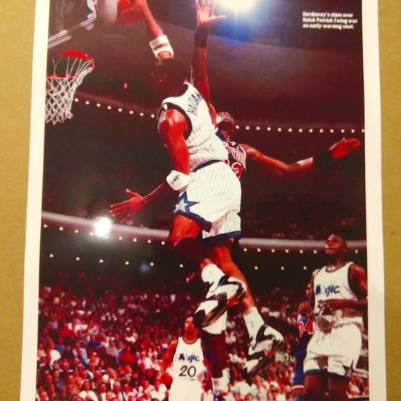 PENNY HARDAWAY ORLANDO MAGIC VINTAGE 8.5x11 REPRINT GLOSSY WALL/LOCKER POSTER🔥 - Picture 4 of 8
